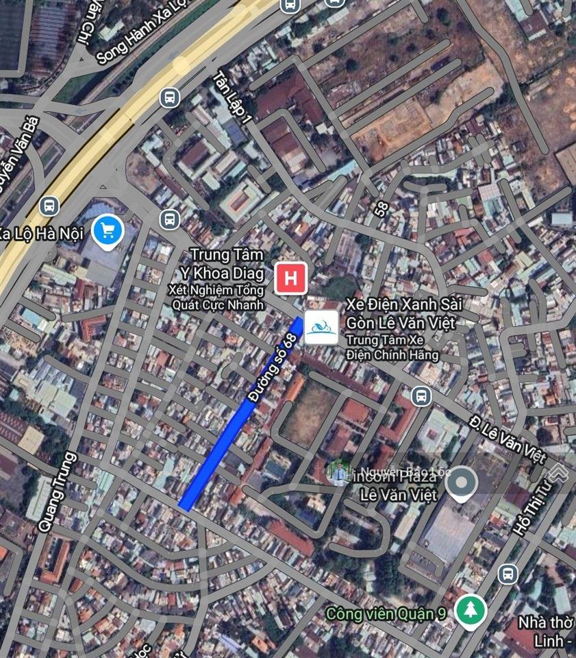 Ngay đường 68, hiệp phú hẻm ô tô 84m2, ngang 5.8m nở hậu. nhỉnh 8 tỷ tl