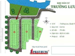 Bán đất thổ cư đã có sổ tại khu dân cư trường lưu quận 9 cũ, vị trí đẹp, đường 13m