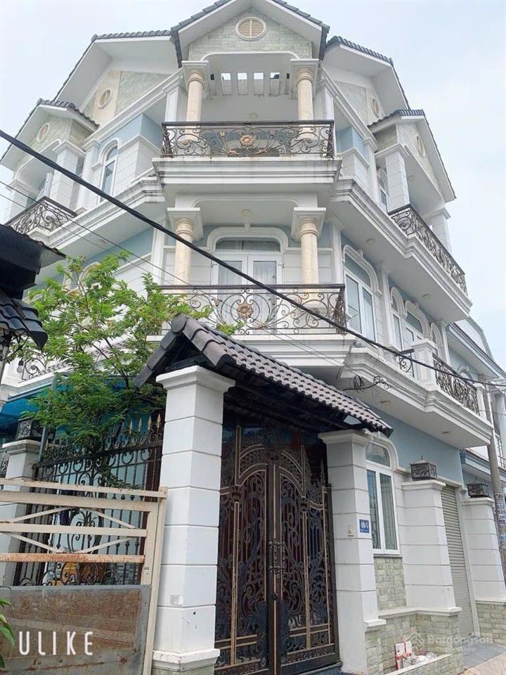 Bt tô ngọc vân p15, sát cầu bến phân qua thống nhất gò vâp, 10x9, 3 tầng, 5p 5wc, có garage để oto