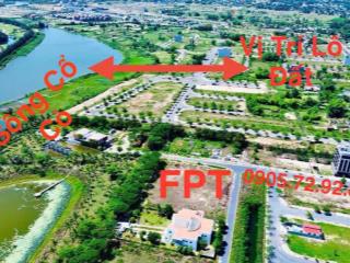 * sát fpt. gần sông cổ cò. 122.5m2 giá 3.2 tỷ. đường qh 17.5m