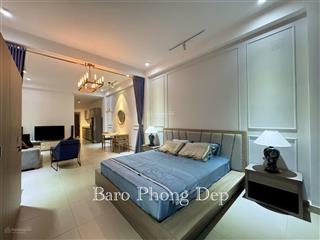 Căn hộ studio luxury ban công 65m2 full nội thất cao cấp, như hình, ngay cầu ông lãnh giáp quận 1