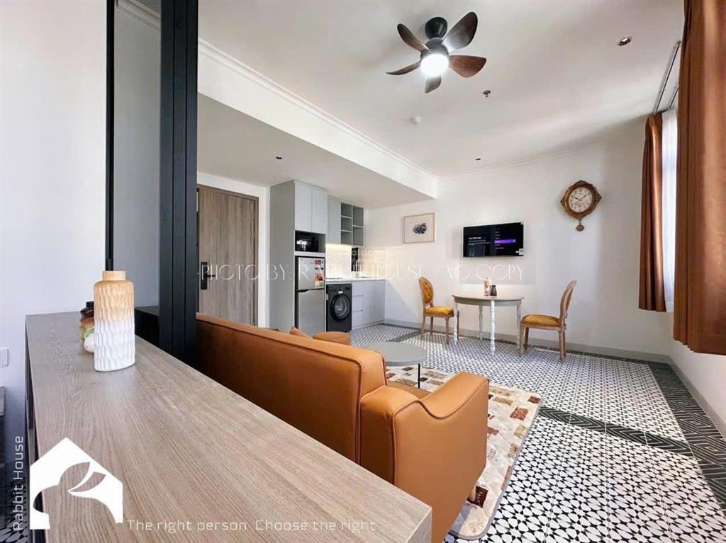 Căn hộ 1 phòng ngủ  đầy tiện nghi, nội thất sang trọng  khu dân trí cao  gần đh văn lang cs3