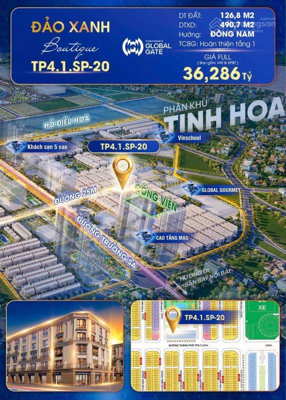 Chỉ với 7 tỷ đã sở hữu ngay căn shophouse 5 tầng 300m2 ở vinhomes cổ loa nơi kết nối cả thế giới