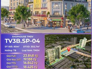 Bằng tiền 1 căn chung cư sở hữu ngay căn shophouse tại vinhomes cổ loa  chưa đến 17 tỷ