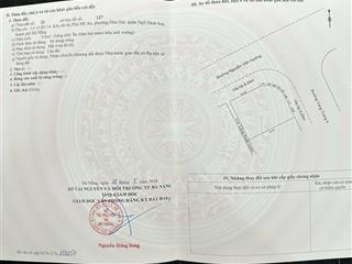 Bán lô góc 2 mặt tiền nguyễn văn hưởng khu phú mỹ an, hòa hải. 13 tỷ 2