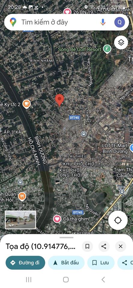 Chính chủ cần bán gấp lô đất thổ cư mặt tiền kinh doanh buôn bán sầm uất thuận an, bình dương