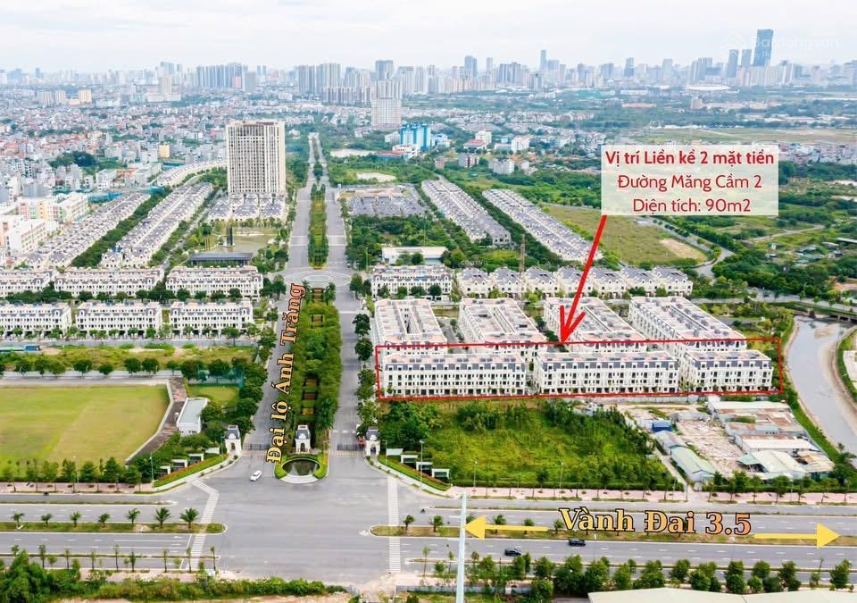 Cần bán gấp căn liền kề 90m2 loại 2 mặt tiền ngay đại lộ ánh trăng 58m.0968 616 ***