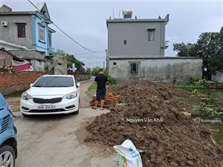 Bán đất fo nhị trai minh tân lương tài bắc ninh. dt 91m mt 6m đường 6m ôtô tránh nhau chước đất dân