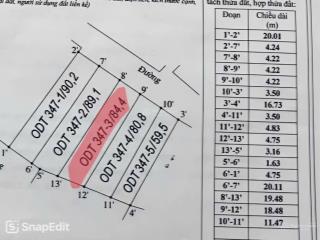 Bán đất f0 ôtô thông kinh doanh ninh xá phường trạm lộ bắc ninh dt 85m2, mt hơn 4m đường ôtô thông