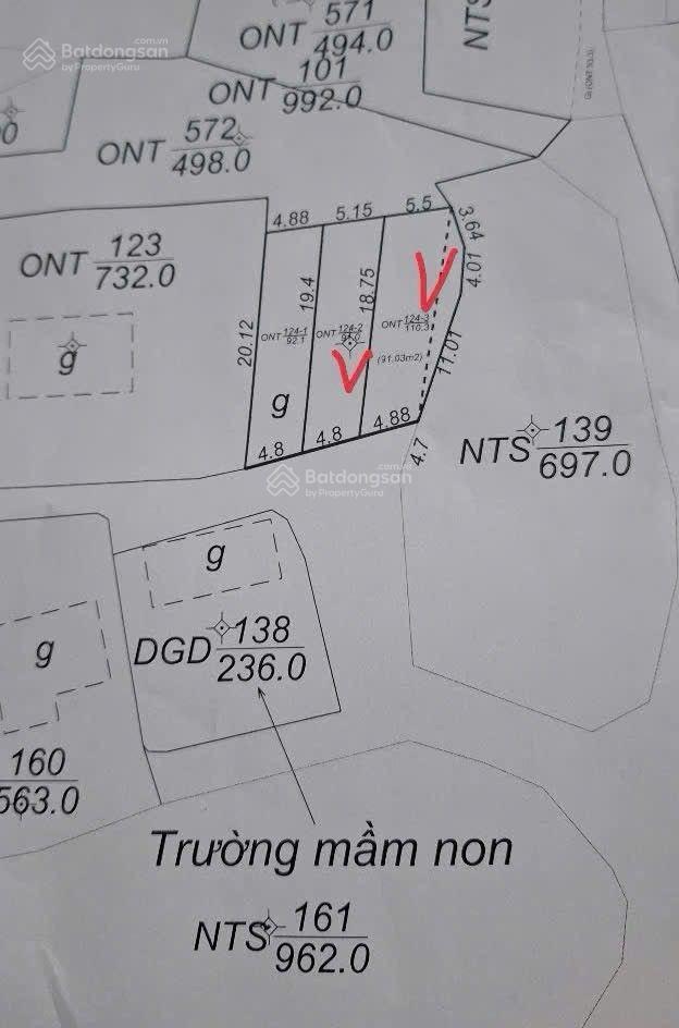 Bán đất nhất trai minh tân lương tài dt 92m mt 4m8 nở hậu ô tô thông viu hồ sân chơi ngã 5 làng