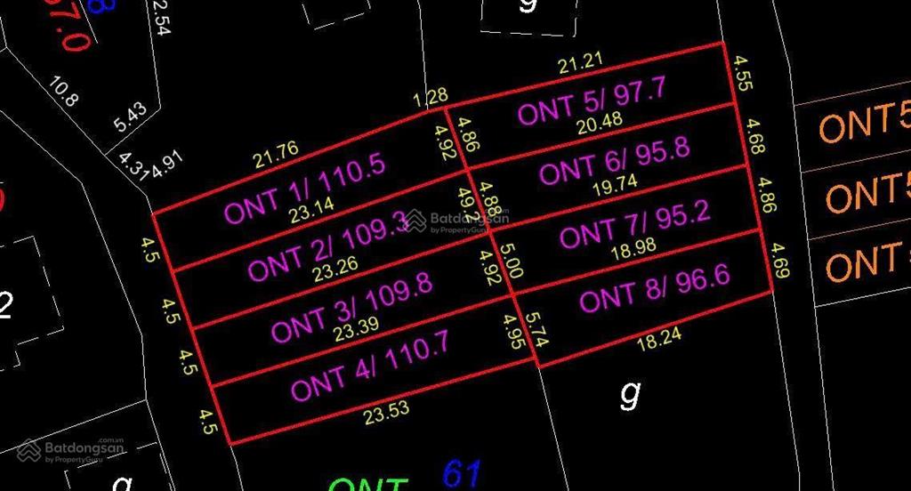 Bán đất nhất trai minh tân lương tài dt 96m2, mt 4m68. ngõ 5m ô tô vào đất dân cư đông đúc