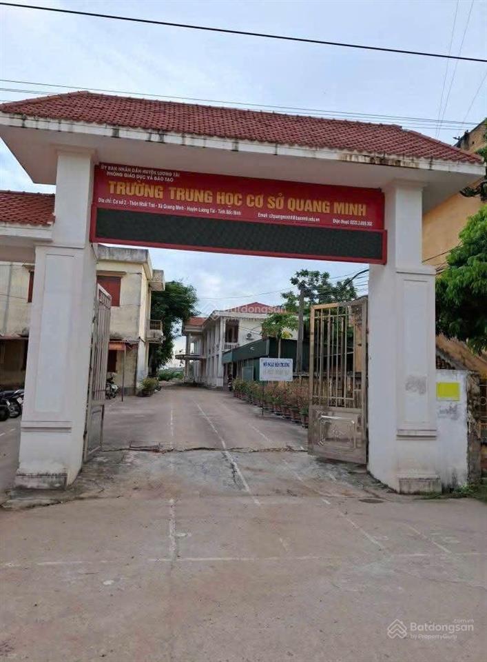 Bán đất nhất trai minh tân lương tài dt 106m2, mt 5m nở hậu đường 5m ô tô vào đất gần chợ trường
