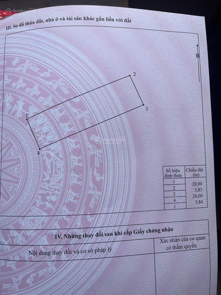 Bán đất kim đào thị trấn thứa lương tài dt 116m mt 5m83 nở hậu vỉa hè kinh doanh ô tô tránh