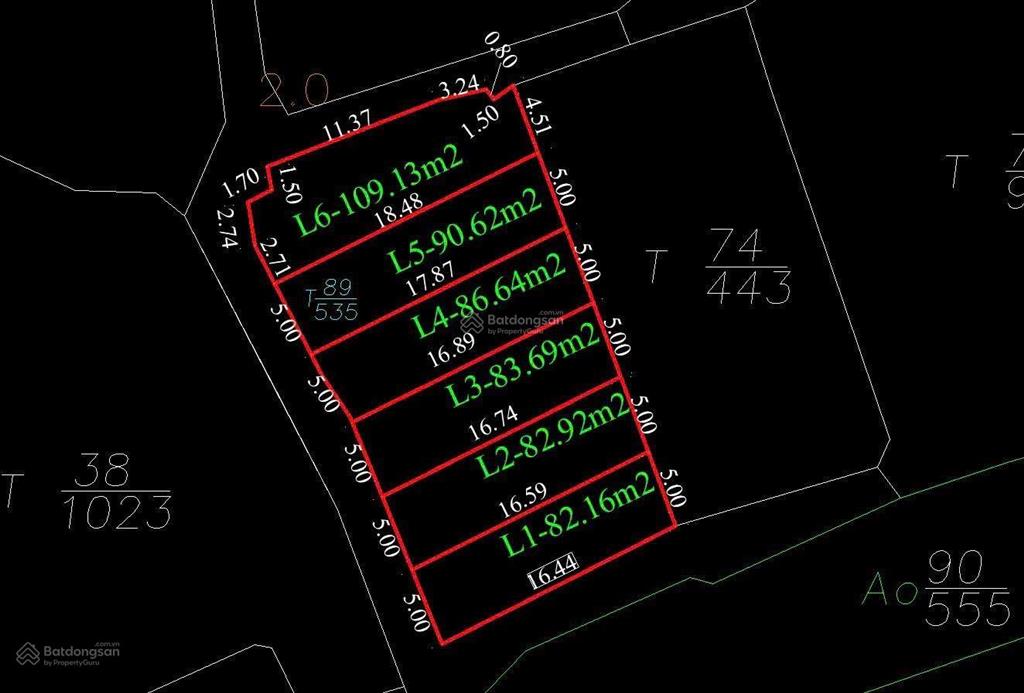Bán đất nhất trai minh tân dt 91m mt hậu 5m ngõ 5m ô tô vào đất dâm cư đông gần chợ trường