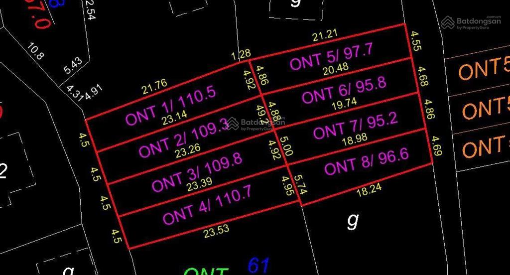 Bán đất fo nhất trai minh tân dt 97m.mt 4m69 nở hậu ô tô vào đất dân cư đông gần đô thị bam sông đ
