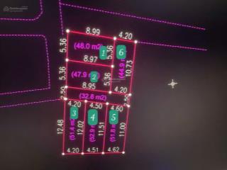 Bán đất ninh xá thuận thành dt 58m mt 4m6 ngõ 4m dân cư đông gần khu công nghiệp