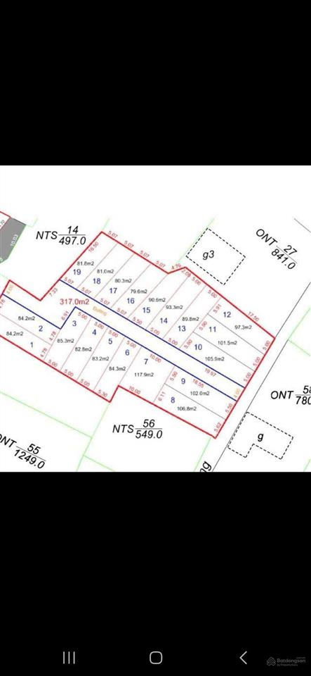 Bán đất nhất trai mimh tân lương tài dt 85m mt hậu 5m ô tô thông 150m ra cổng trường cấp 1 cấp 2