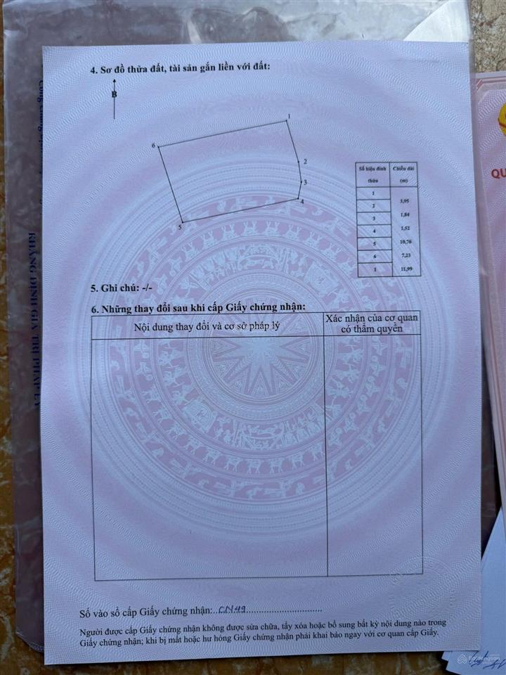 Hiếm đất phú lâu dt 85m mt 7m ô tô thông dân cư đông chợ trường cách 800m gần trung tâm lương tài