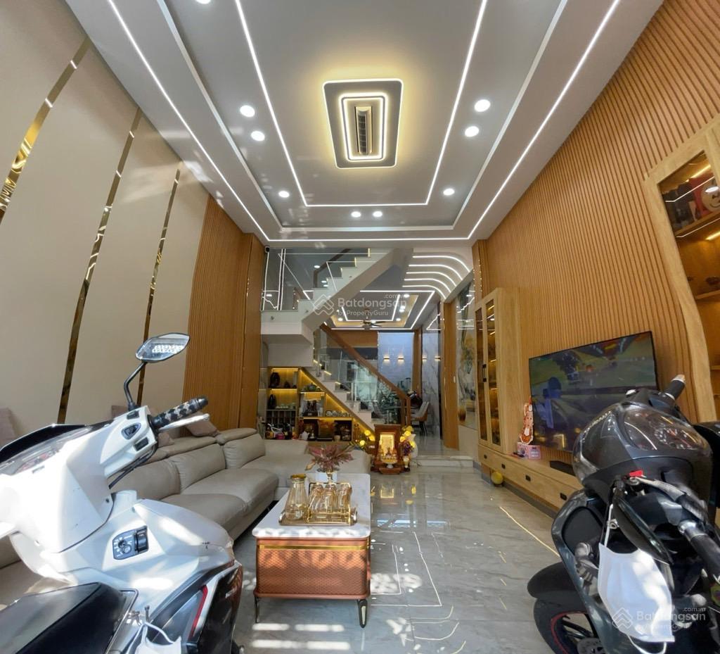 Bán nhà 3 tầng mặt tiền đường thạnh lộc 48, quận 12, dt 60m2, giá 5,5 tỷ