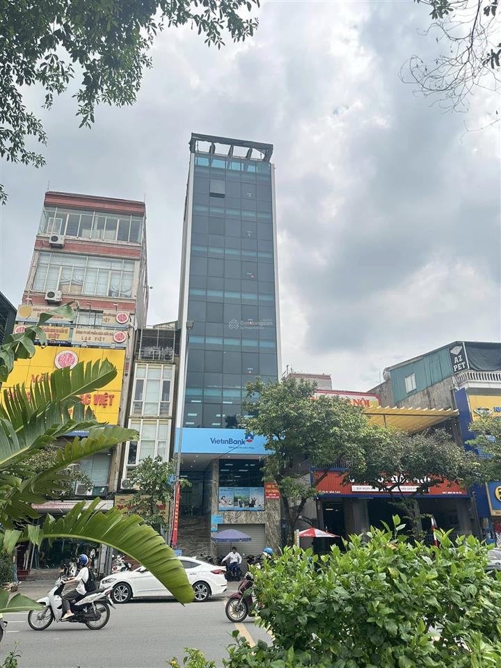 Bán tòa nhà 10 tầng mặt phố văn cao liễu giai. trung tâm nhất hà nội. giá đầu tư