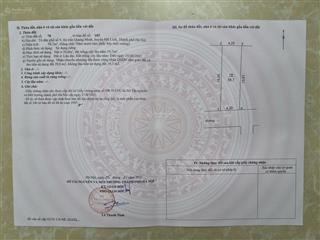 Cần bán 58,7m2 trục chính tdp 9  quang minh