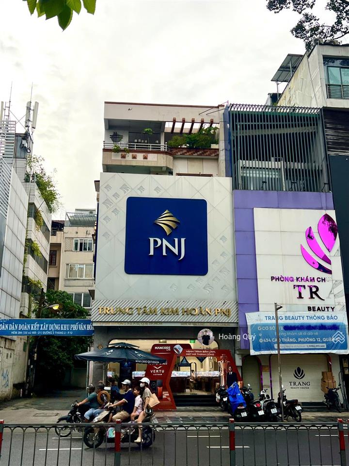 Chỉ có 1 mặt tiền đường ba tháng hai 7x17m ngay hà đô centrosa, vị trí đắc địa q10, giá 40 tỷ tl