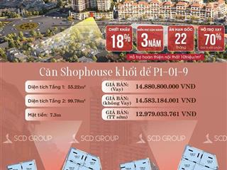 Sở hữu khối đế vàng giữa trung tâm phồn vinh shophouse panoma | căn p1019 / 0938 771 ***