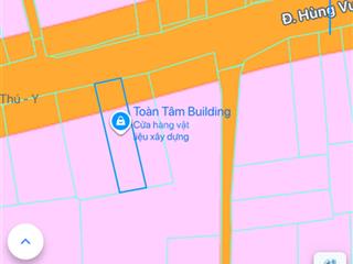 Bán đất mặt tiền đường hùng vương, diện tích 410m2 có 100m2 thổ cư giá 6,5 tỷ