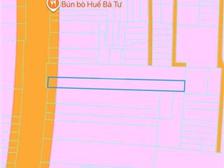 Chính chủ gửi bán đất mặt tiền đường trần văn trà có 100m2 thổ cư