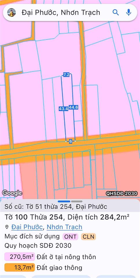 Bán nhà cấp 4 mặt tiền đường nhựa vườn chuối xã đại phước