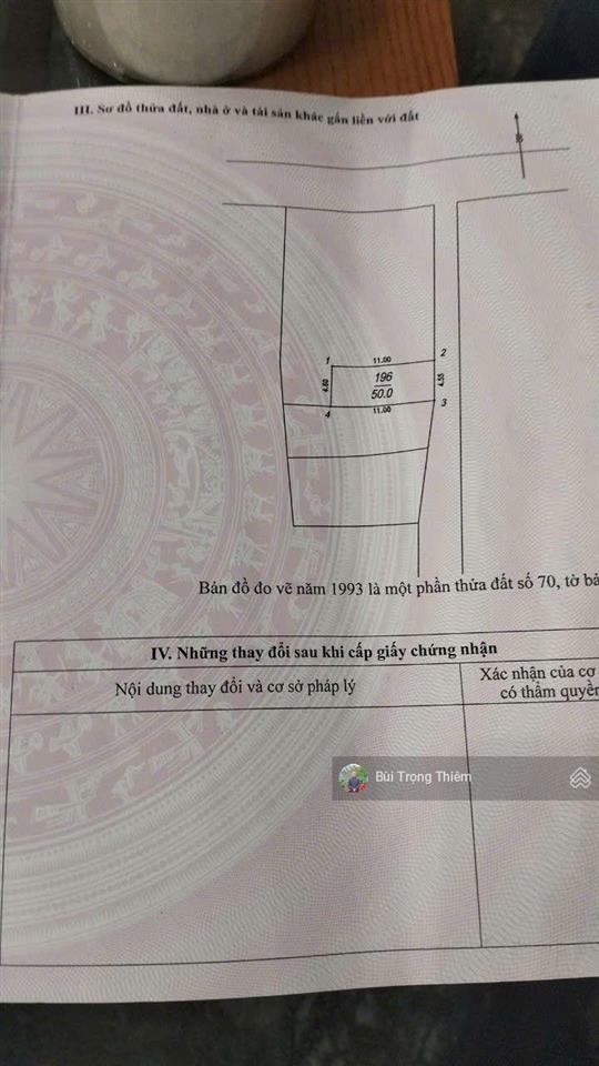 Bán nhà dân xây mặt ngõ ô tô thông 4 tầng 4 ngủ 50m nở hậu cạnh trường cấp 3 thạch bàn, long biên