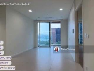 Hot  cho thuê ch 2pn, 90.55m2, tại zeit river thủ thiêm, view sông và q1. giá chỉ 30tr/tháng
