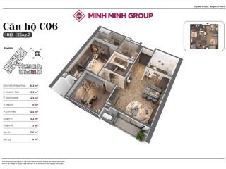 Bán ch booyoung, mỗ lao, hà đông, hà nội, 6,886 tỷ, 81,3m2, 3pn, 2wc, chính chủ chỉ với