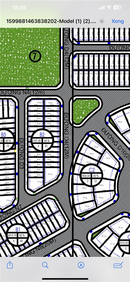 Bán đất nền dự án saigon riverpark, 1,8 tỷ 80m2, mã nền b2.22 gần công viên, đường lớn trước đất