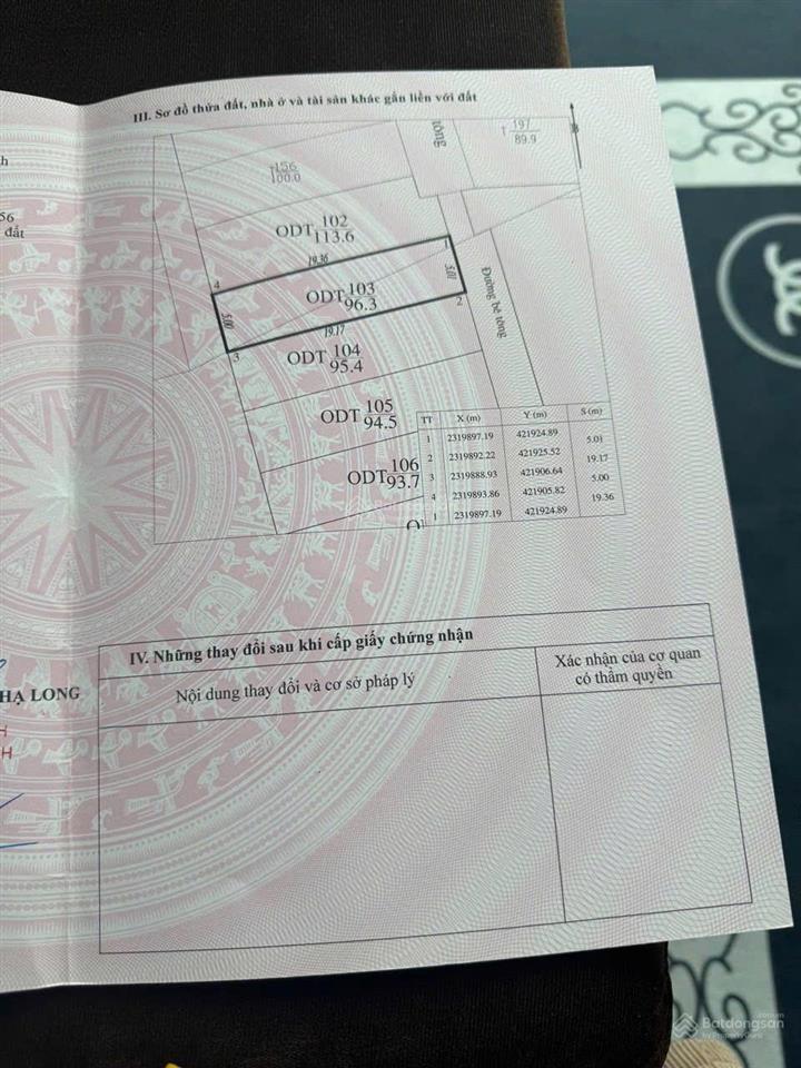 Giá cực tốt. bán lô đất khu 4b phường hùng thắng, hạ long. cách quốc lộ 18a chỉ hơn 100m