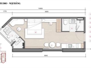 Căn hộ cao cấp sky m hạ long diện tích 32,63m2