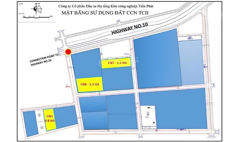Chuyển nhượng đất trực tiếp của chủ đầu tư tại ccn tiên cường 2 (diện tích linh hoạt từ 0.8ha)