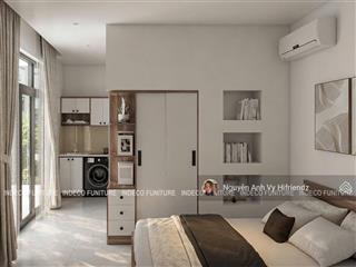 Căn hộ 1pn mới 100%  đầy đủ tiện nghi  thiết kế hiện đại ngay ubnd q2