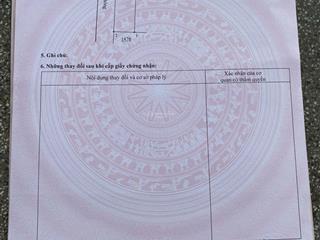 Bán nhanh lô 100m2, mặt đường bắc sơnlong thành, 1ty960, sổ hồng sẵn