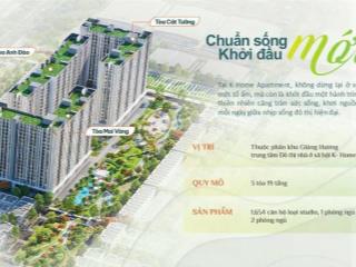 K  home apartment, căn hộ chuẩn singapore, giá chỉ từ 778 triệu