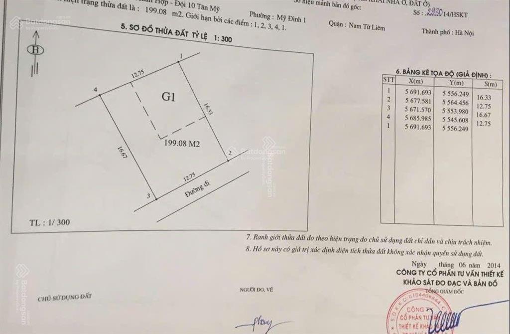 Bán gấp lô đất 200m2 mặt phố đỗ xuân hợp mặt tiền 14m giá 20 tỷ, tuấn 0919 611 ***