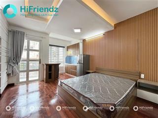 Cho thuê căn hộ cao cấp mới xây ngay chợ bà chiểu  dạng 1 phòng ngủ tách bếp, studio ban công