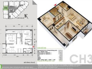 Phù hợp cho vợ chồng trẻ, cần bán chung cư trung tâm tp phúc yên, 2 ngủ, 2 vệ sinh, 79,85 m2
