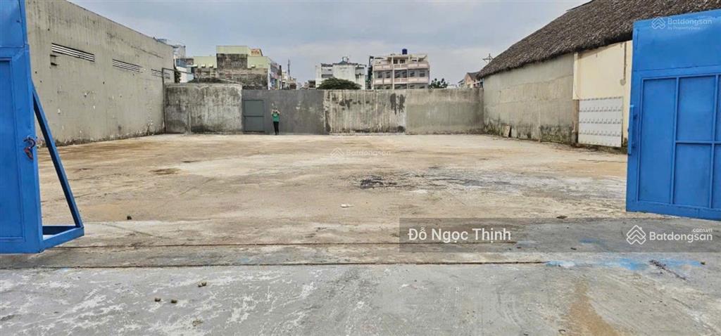 Cho thuê mặt bằng kho 520m2 giá 38tr quận 12 cách quốc lộ 1a 200m