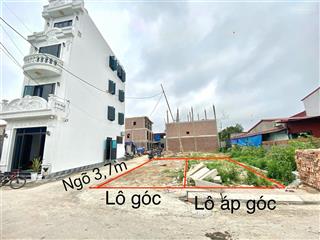 Bán 2 lô đất 1 lô góc và 1 lô áp góc tại nguyễn lương bằng, 1,xx tỷ, 44m2, mặt tiền 4m