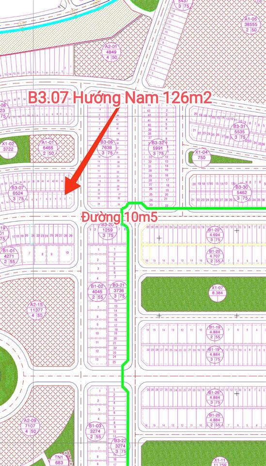 Chính chủ bán đất đường 10m5 dự án chợ lai nghi gd2 giá 11.5tr/m2 hướng nam diện tích 126m2