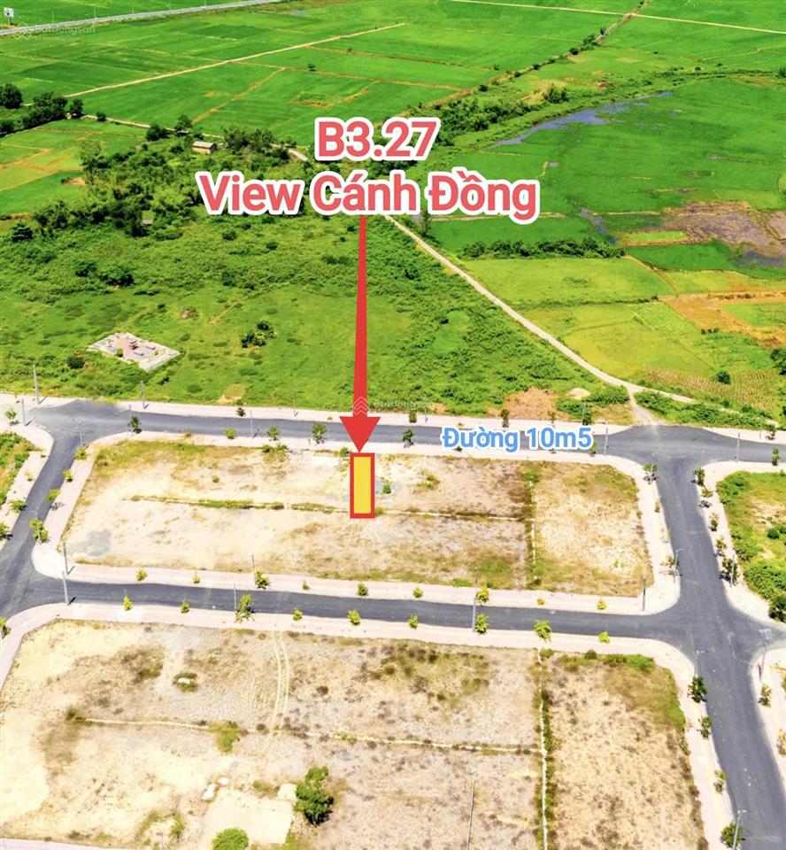 Bán đất nền dự án chợ lai nghi hội an block b3.27 view lúa dt 150m2 đường 10m5 giá 1.85 tỷ