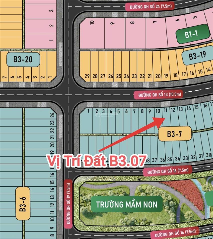 Bán đất b3.07 dự án riviera hội an complex b3.07 đường 7m5 dt 131m2 hướng nam giá 1.5 tỷ