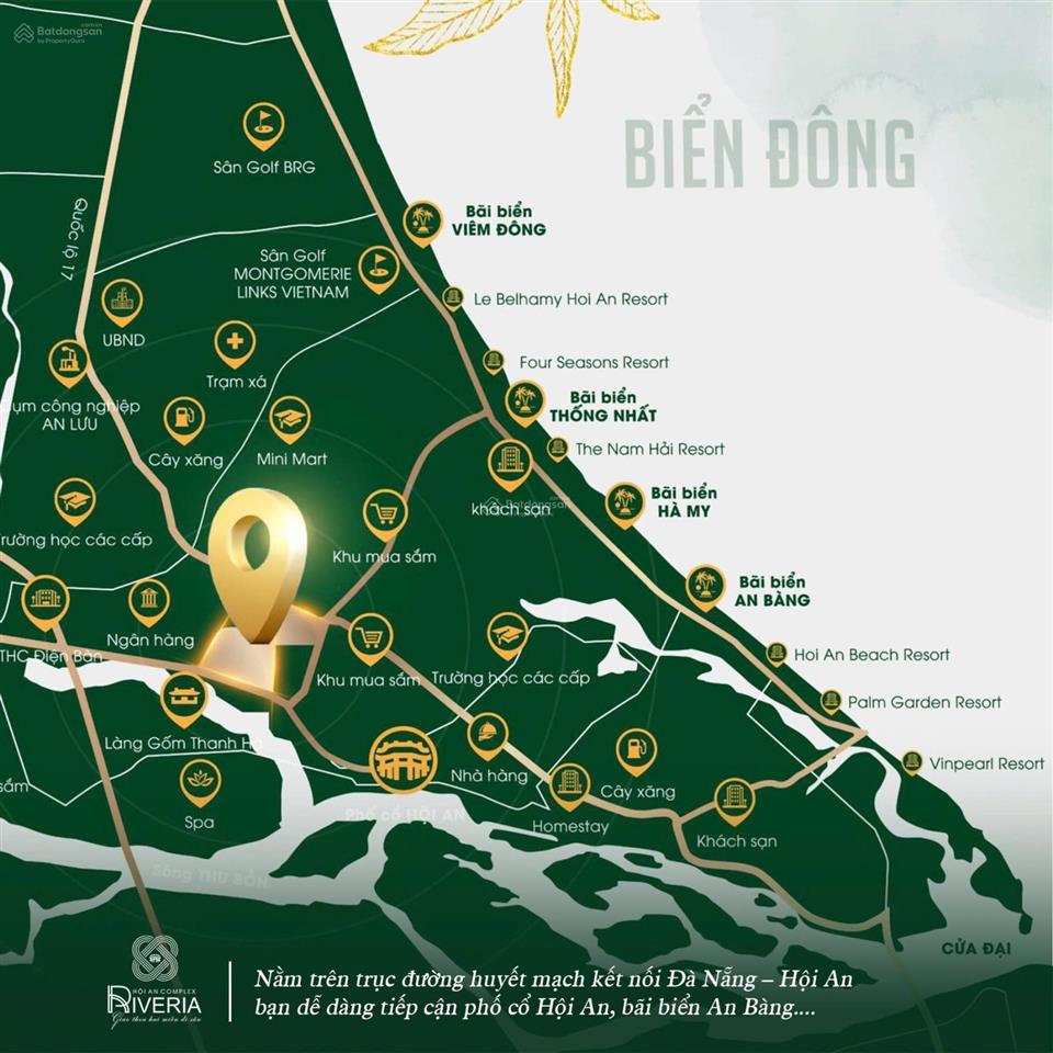 Mở bán chính thức dự án hội an green village! giỏ hàng 100 lô giá chỉ từ 1,45 tỷ/lô