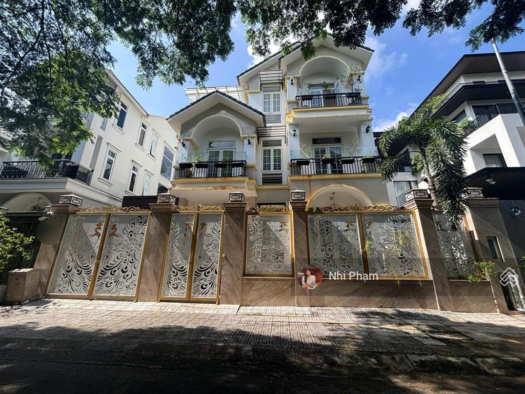 Hiếm bán gấp giảm 4tỷ! biệt thự 4 tầng diệp minh tuyền 300m2 view công viên kdc gia hoà